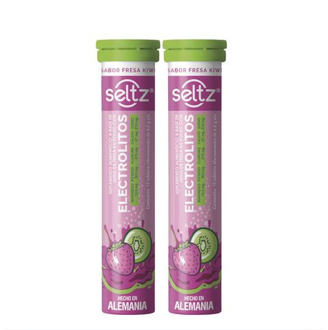 Electrolitos Efervecentes sabor Fresa-Kiwi⎜Seltz