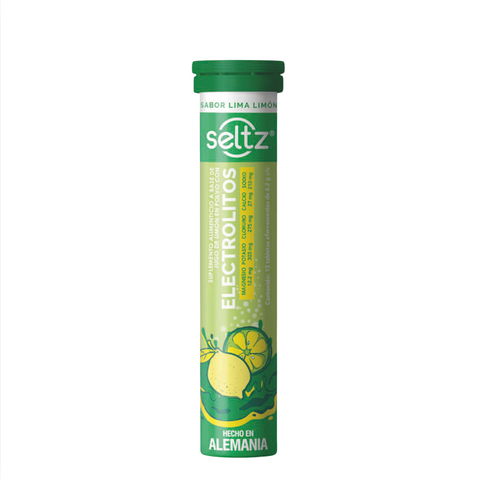 Electrolitos Efervecentes sabor Lima Limón⎜Seltz