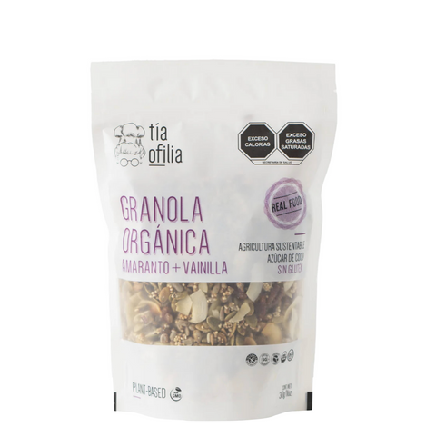 Granola Orgánica Amaranto + Vainilla 310gr ⎜Tía Ofilia